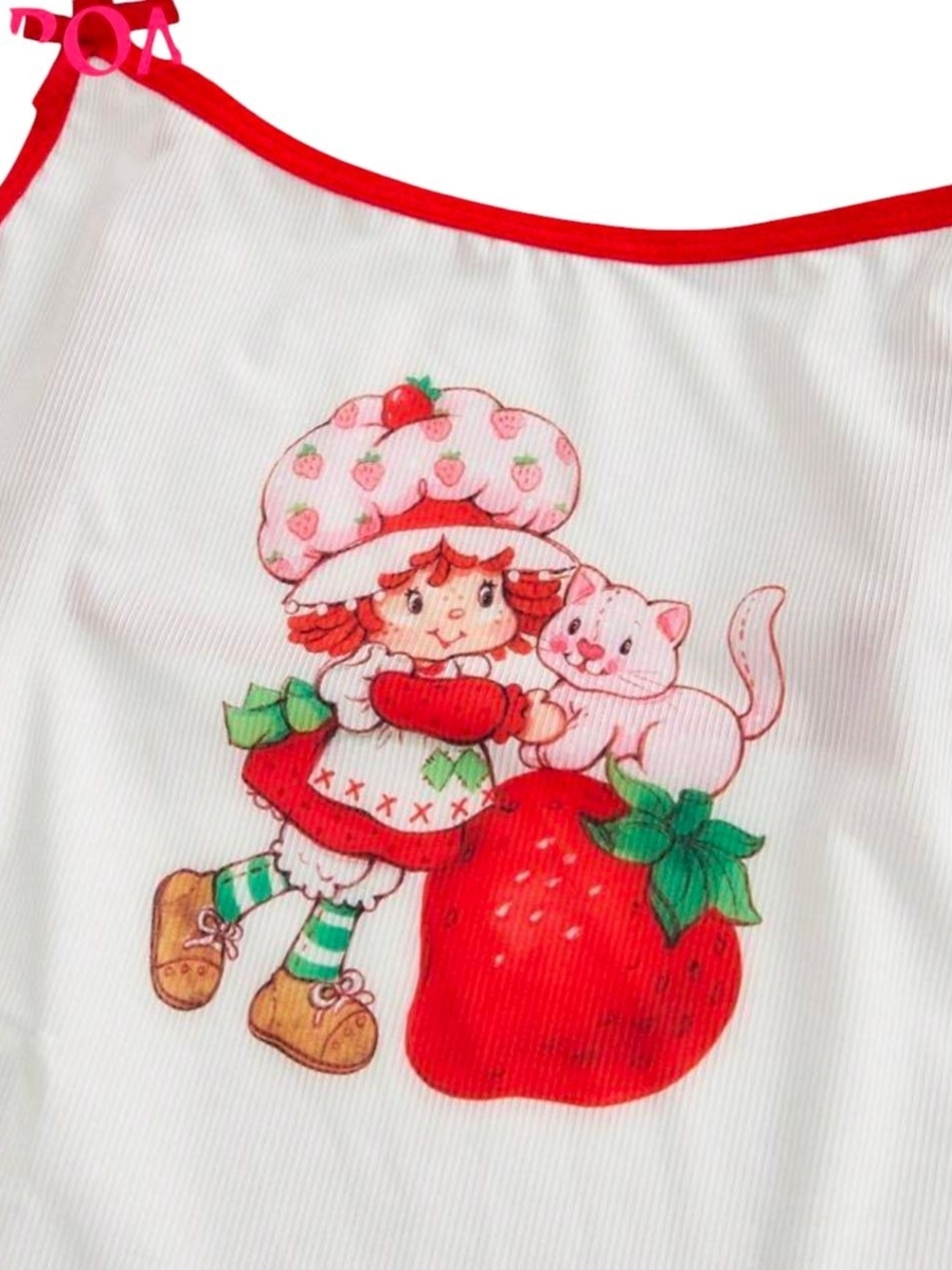 Strawberry Shortcake Red & White Polka Dot Cami Set - Picture 3 of 5